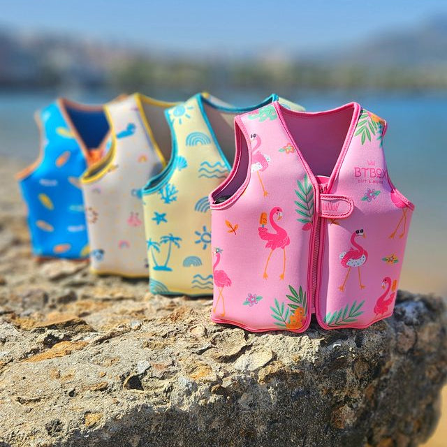 Chaleco flotador Flamingos 2026 - BTBOX
