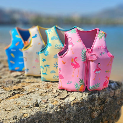 Chaleco flotador Flamingos 2026 - BTBOX
