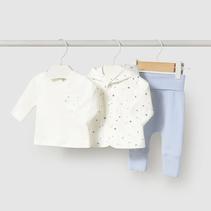 Chándal 3 piezas recién nacido Cielo - Mayoral