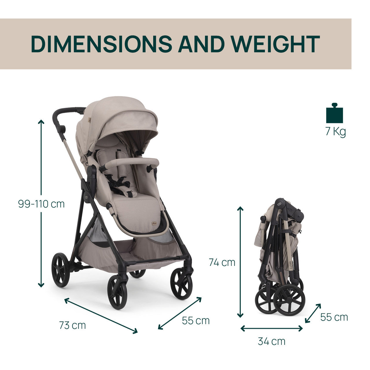 Chicco Seety Dúo - Beige