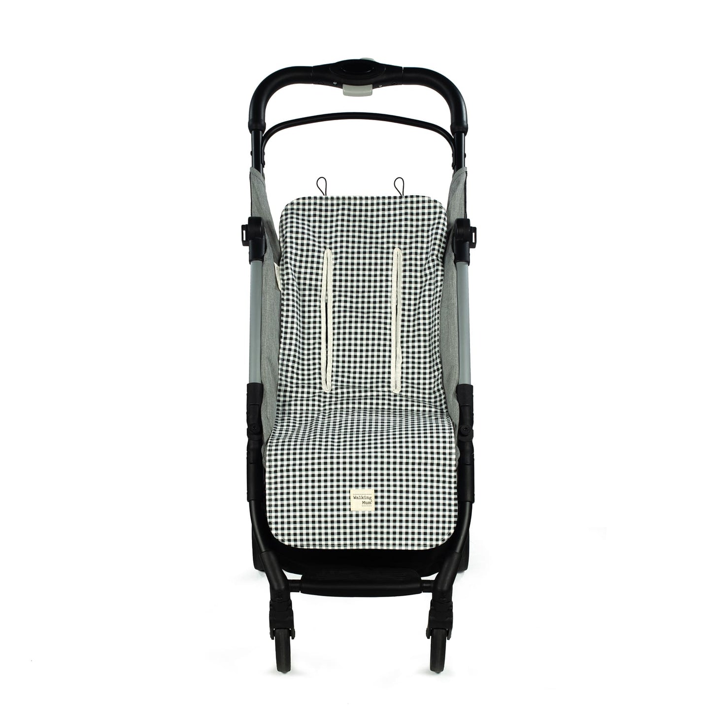 Colchoneta I Love Vichy Negro – Walking Mum