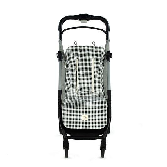 Colchoneta I Love Vichy Negro – Walking Mum