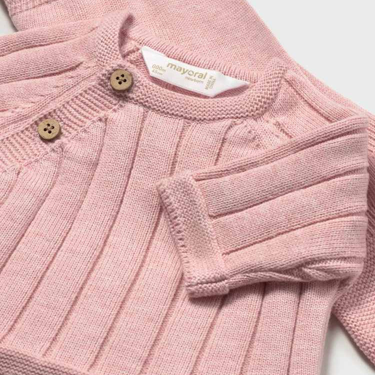 Conjunto Regalo 3 piezas Punto Rosa Baby - Mayoral
