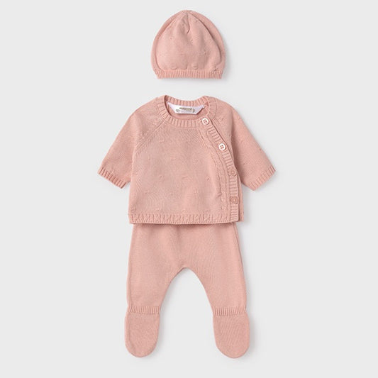 Conjunto Regalo 3 piezas Tricot Misty Pink - Mayoral