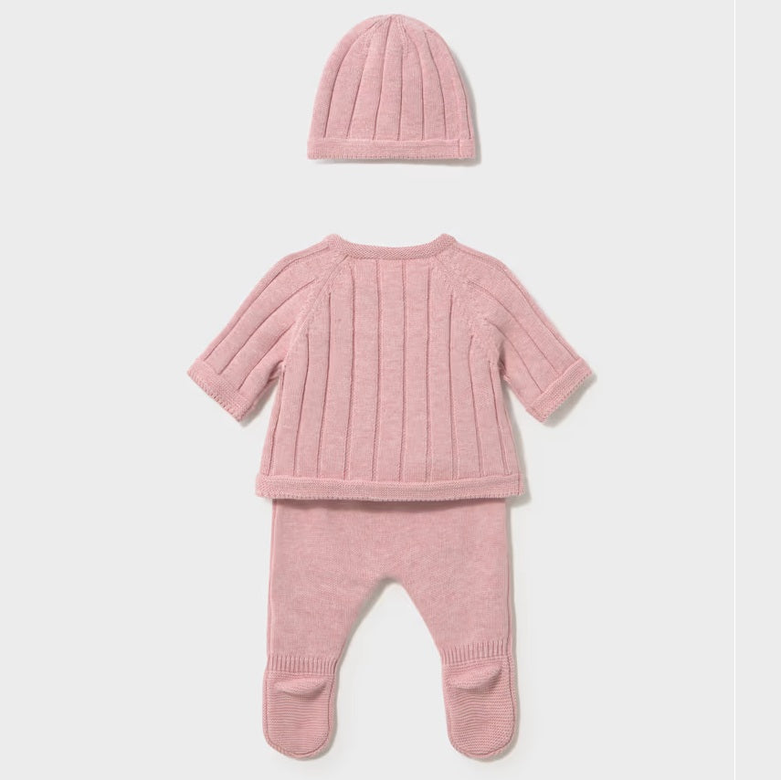 Conjunto Regalo 3 piezas Punto Rosa Baby - Mayoral