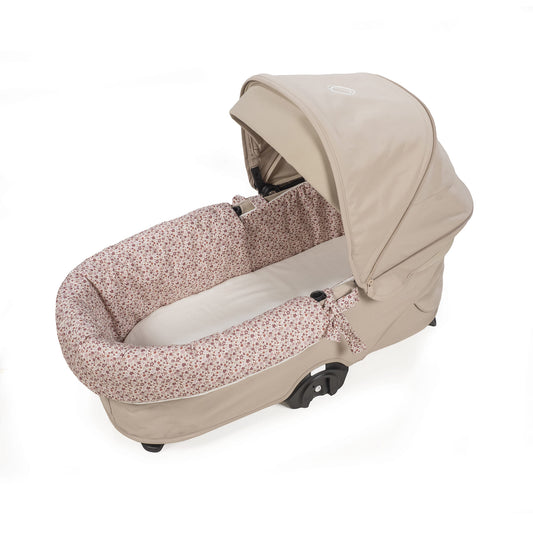 Cubre cuco dual + sábana ajustable Cherry Flores – Pasito a pasito