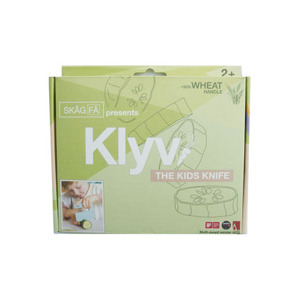 Cuchillo Seguro para Niños Klyv Lime - Skagfa