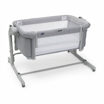 Minicuna colecho Chicco Next2me Magic Evo - Light Grey