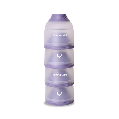 Dosificador de leche en polvo Violeta Seda - Happymami