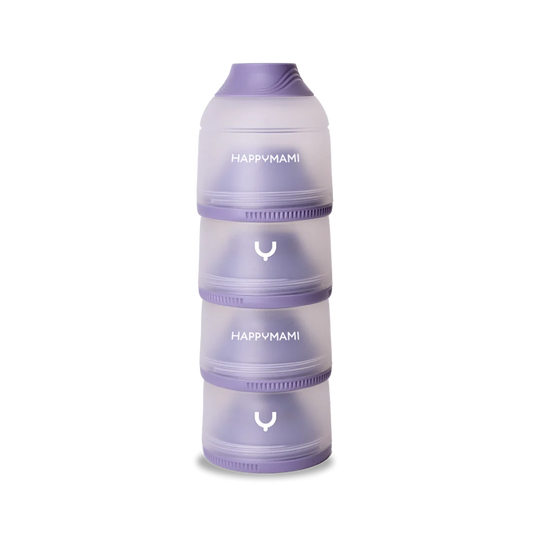 Dosificador de leche en polvo Violeta Seda - Happymami