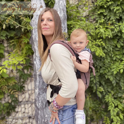 Mochila ergonómica estándar Regolo Essential Marrón - Baby Monkey