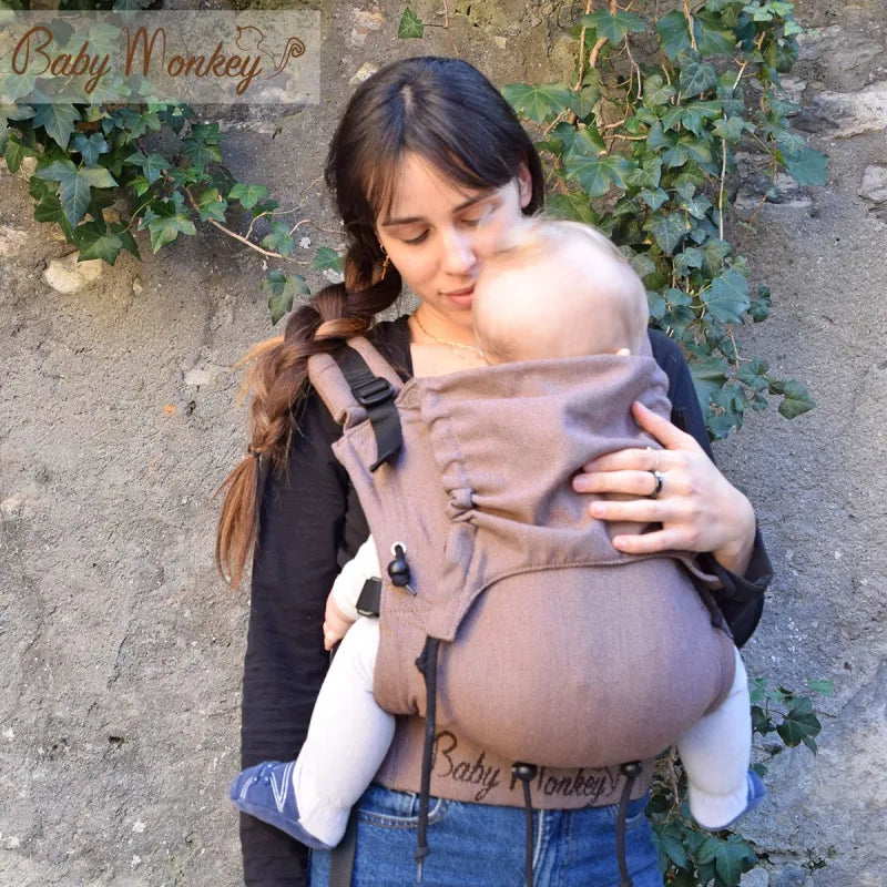 Mochila ergonómica estándar Regolo Essential Marrón - Baby Monkey