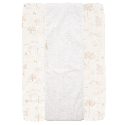 Funda de cambiador algodón + rizo 70x50 Noe - Bimbidreams