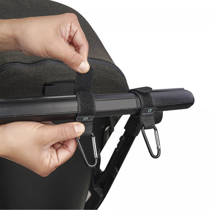 Ganchos mosquetón para cochecito multiusos - Olmitos