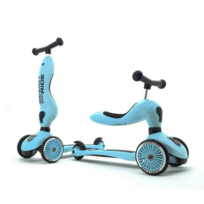 Patinete 2 en 1 Highwaykick One Blueberry - Scoot and Ride