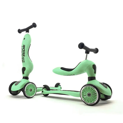 Patinete 2 en 1 Highwaykick One Kiwi - Scoot and Ride