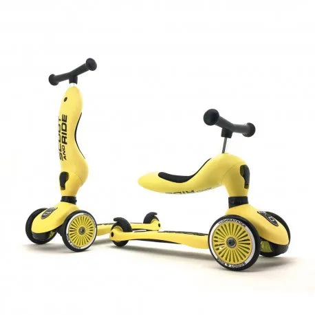 Patinete 2 en 1 Highwaykick One Lemon - Scoot and Ride