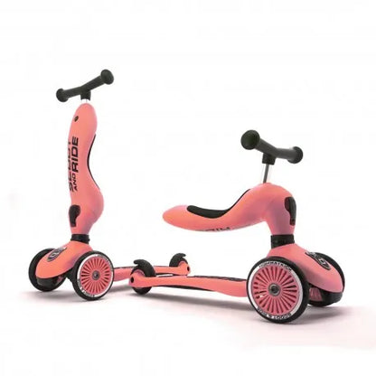 Patinete 2 en 1 Highwaykick One Peach - Scoot and Ride