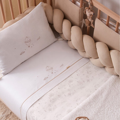 Juego de sábanas cuna 3 piezas Noe - BimbiDreams