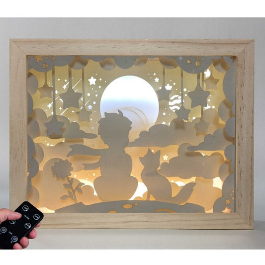 Lámpara Big Madera Principito - Cutout