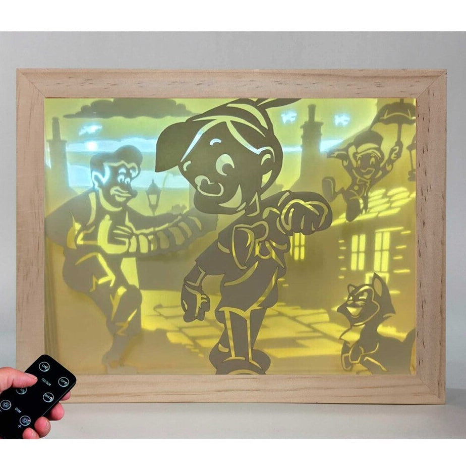 Lámpara Big Madera Pinocho - Cutout