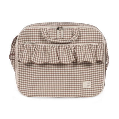Maleta Praliné Vichy Moka – Walking Mum