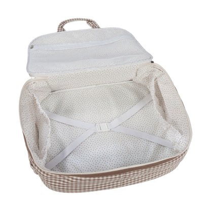 Maleta Praliné Vichy Moka – Walking Mum