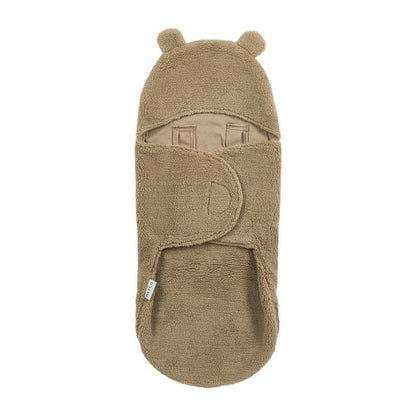 Manta envolvente para silla de coche Bear Me-Bear Warm Brown - Meyco Baby