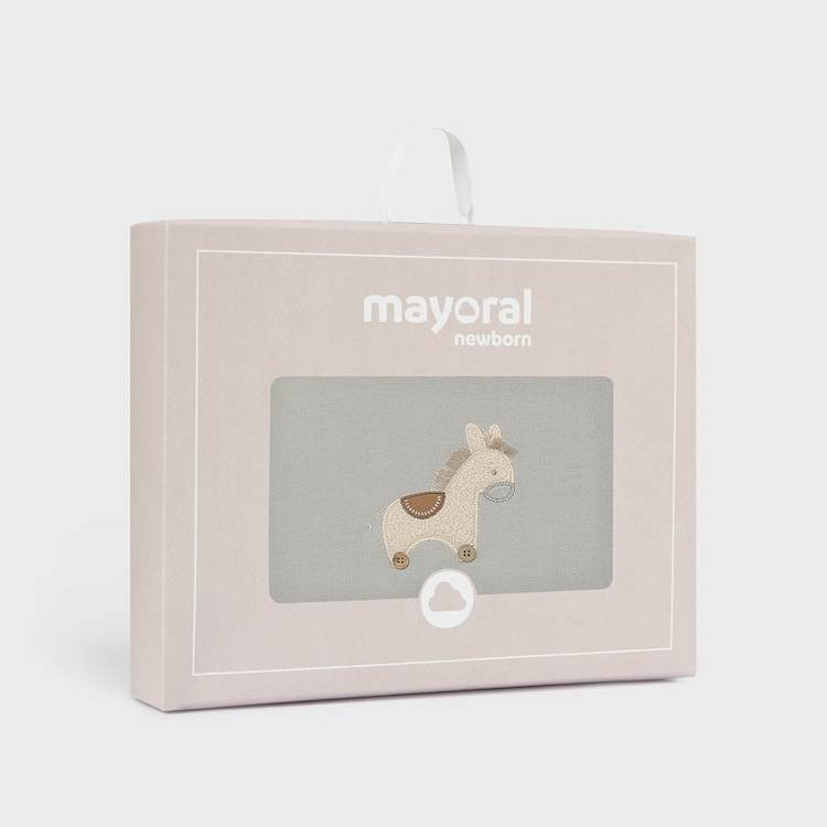 Manta con pelo bebé Niebla - Mayoral