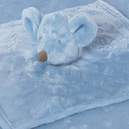 Manta pelo bebé con doudou Lluvia - Mayoral