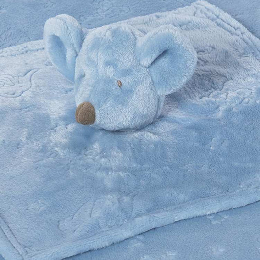 Manta pelo bebé con doudou Lluvia - Mayoral