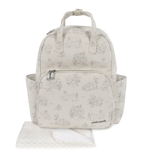 Mochila de maternidad Toile de Jouy Cream – Pasito a pasito