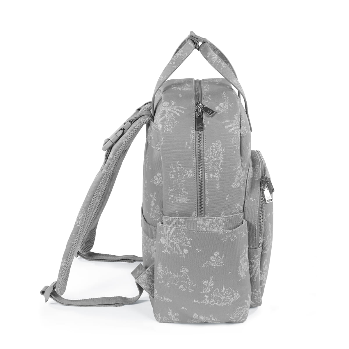 Mochila de maternidad Toile de Jouy Forest – Pasito a pasito