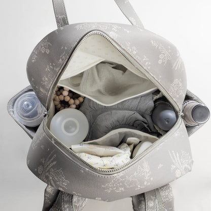 Mochila de maternidad Toile de Jouy Forest – Pasito a pasito