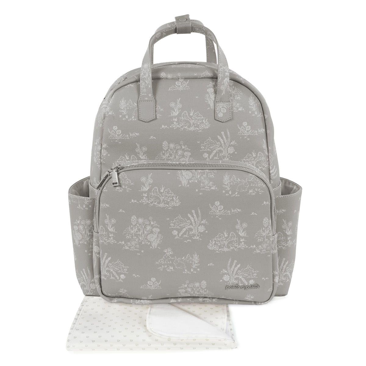 Mochila de maternidad Toile de Jouy Forest – Pasito a pasito