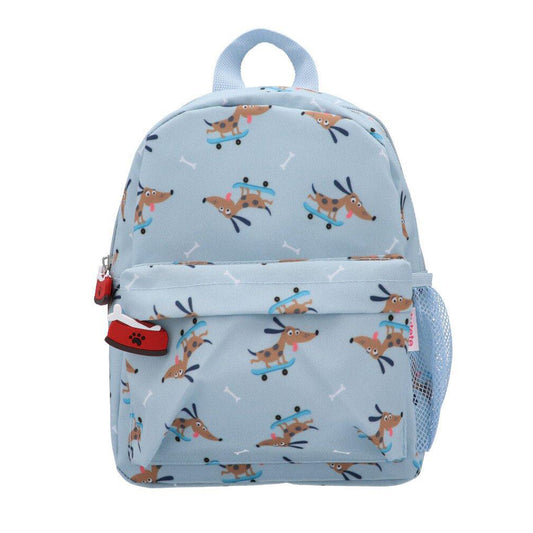 Mochila infantil pequeña Skater Dog - Tutete