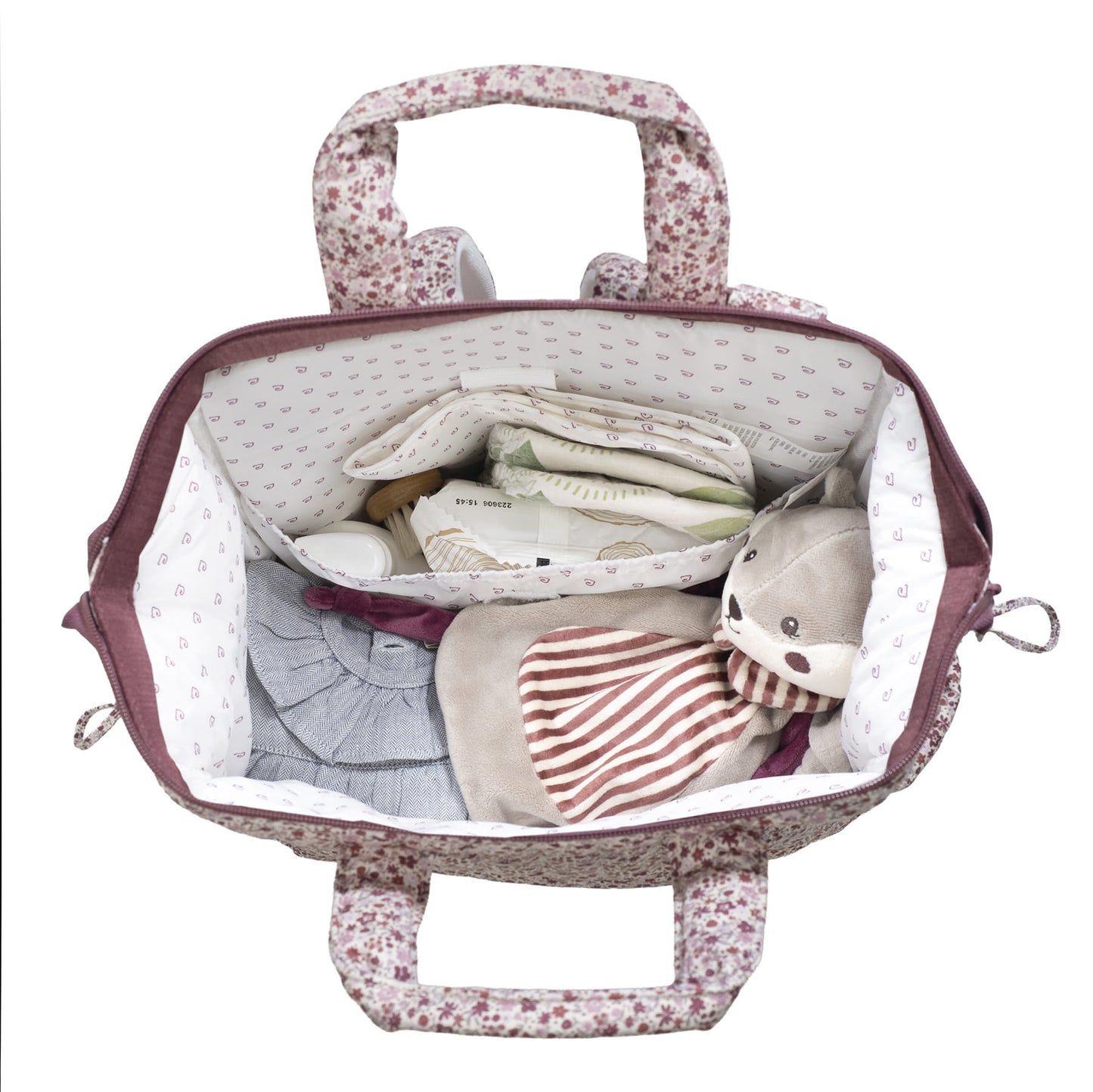 Mochila Cherry Flores – Pasito a pasito