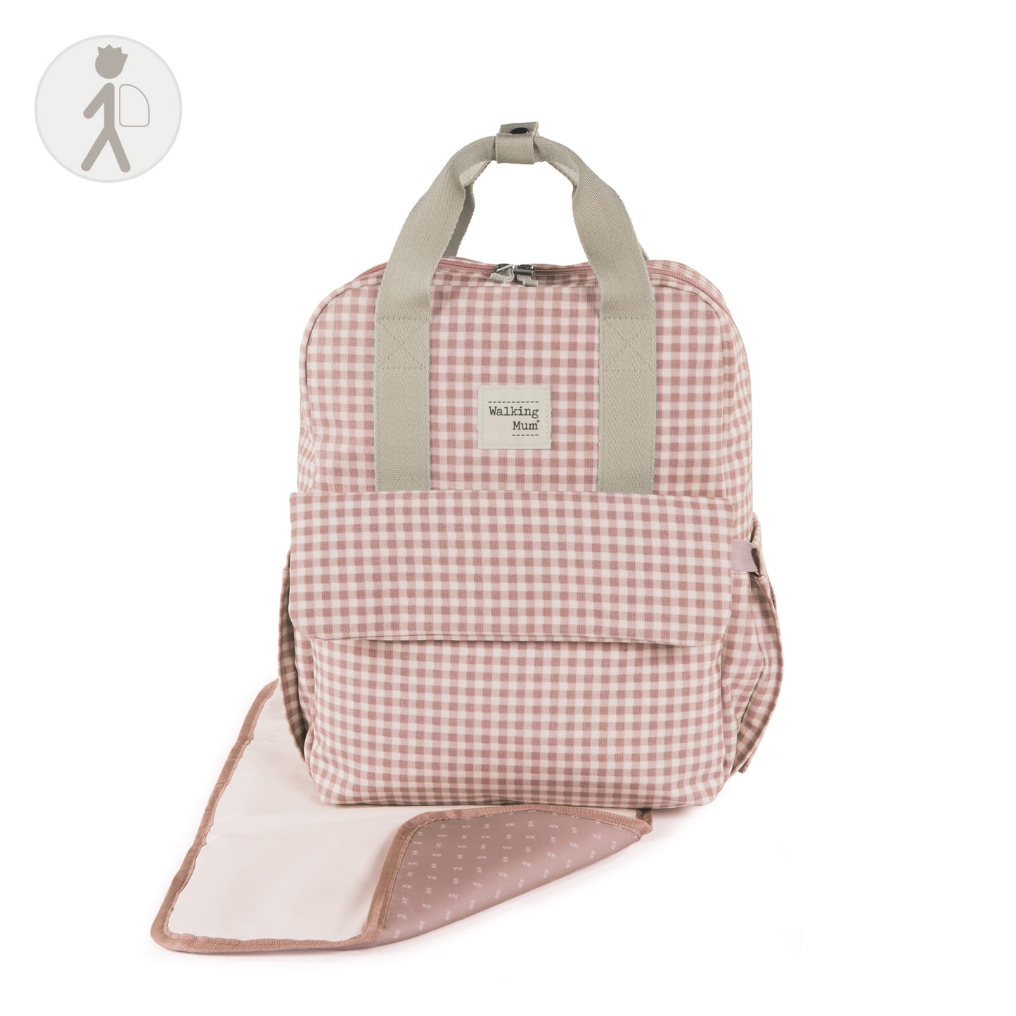 Mochila I Love Vichy Rosa – Walking Mum