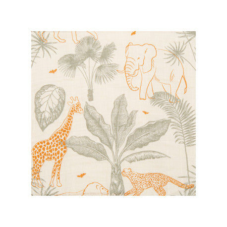 Muselina de bambú 120x120 Masai Beige - Bimbidreams