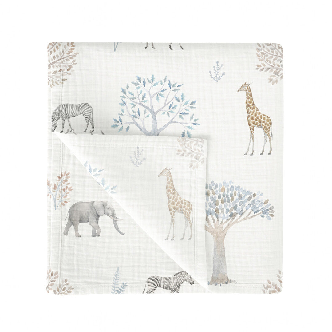 Muselina de bambú 120x120 Tanzania - Bimbidreams