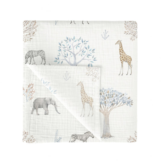 Muselina de bambú 120x120 Tanzania - Bimbidreams