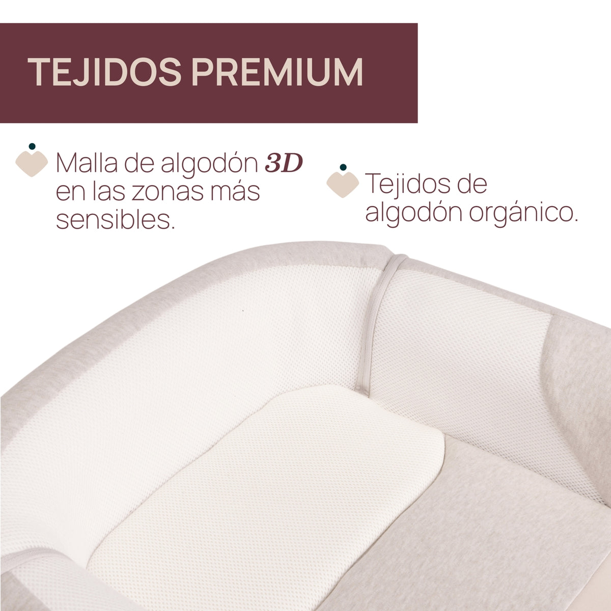 Nido reductor Mommy Pod 3 en 1 Natural - Chicco