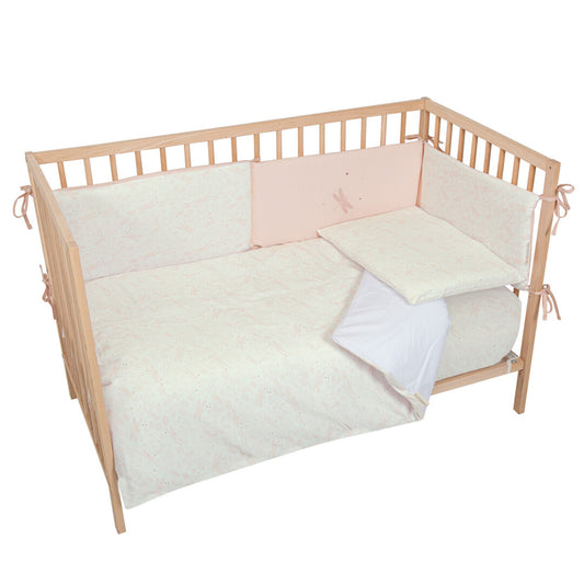 Protector Cuna 60/70 Dafne Rosa - BimbiDreams