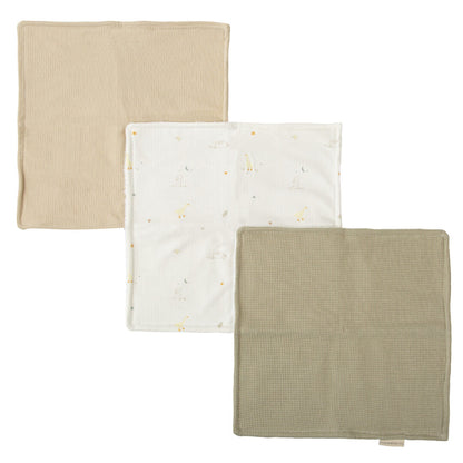 Pack de 3 Toallitas reutilizables Happy Forest - BimbiDreams