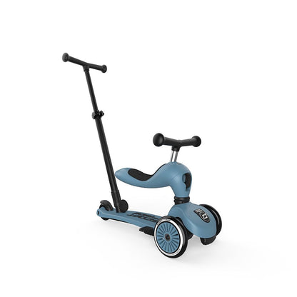 Patinete 2 en 1 Highwaykick 1 Push and Go Steel - Scoot and Ride