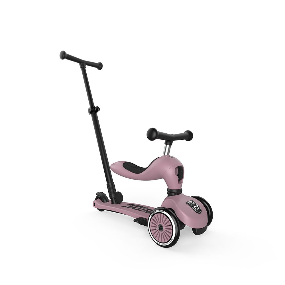 Patinete 2 en 1 Highwaykick 1 Push and Go Wildberry - Scoot and Ride