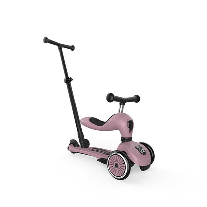 Patinete 2 en 1 Highwaykick 1 Push and Go Wildberry - Scoot and Ride