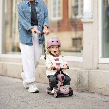 Patinete 2 en 1 Highwaykick 1 Push and Go Wildberry - Scoot and Ride