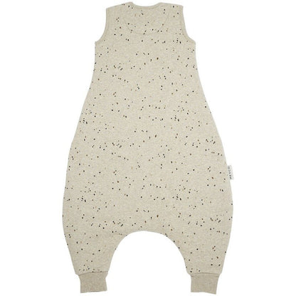 Saco de dormir con pies 80 cm Me-Rib Mini Spot Sand – Meyco Baby