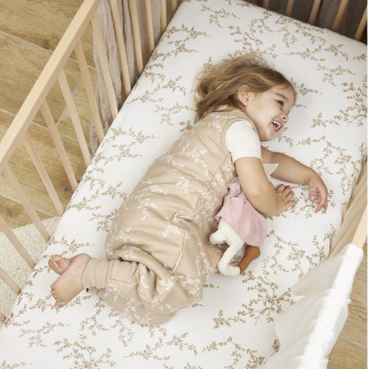 Saco de dormir con pies 80 cm Me-Branches Sand – Meyco Baby